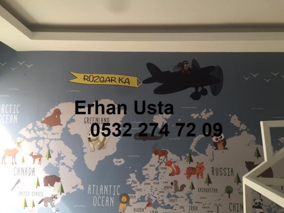 Özel baskılı duvar kağıdı sökümü